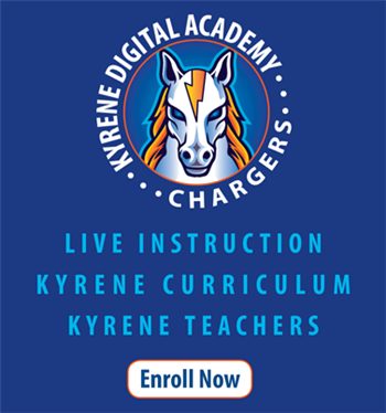 Kyrene数字学院:现场教学，Kyrene课程，Kyrene教师。＂width=